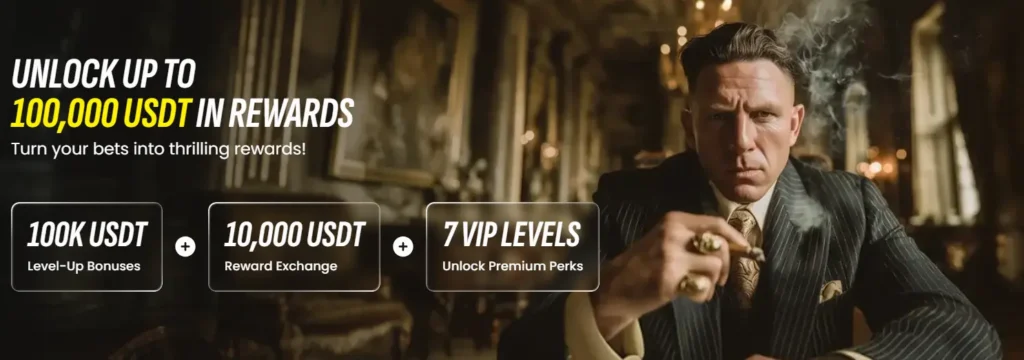 Online LuckyRollers Casino VIP Club page showing membership levels and player rewards